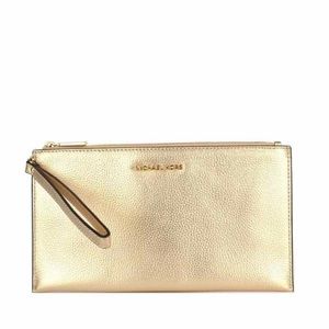 Michael Kors Gold Clutch